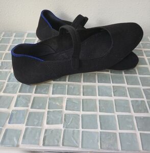 Rothy's Black Mary Jane Flats Size 7.5